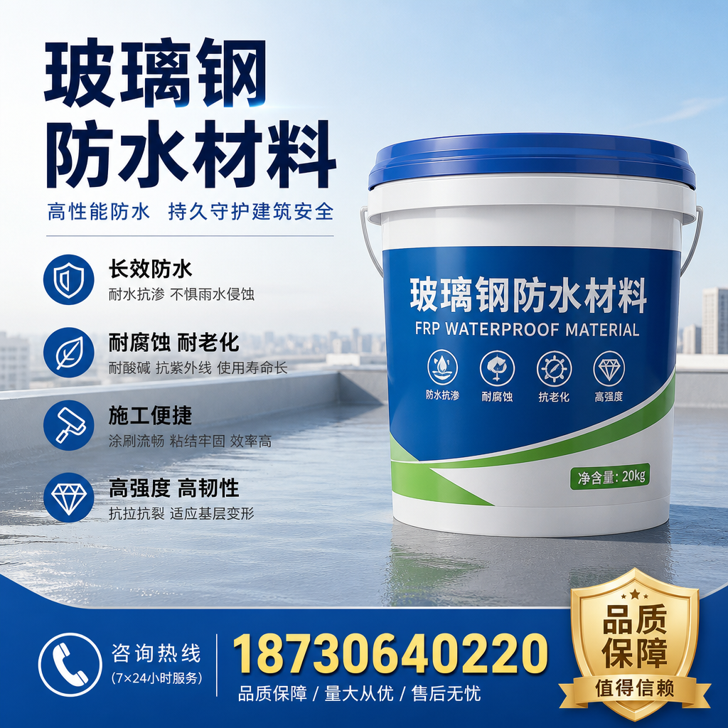 专家解析：玻璃钢防水材料的市场前景分析在 白山